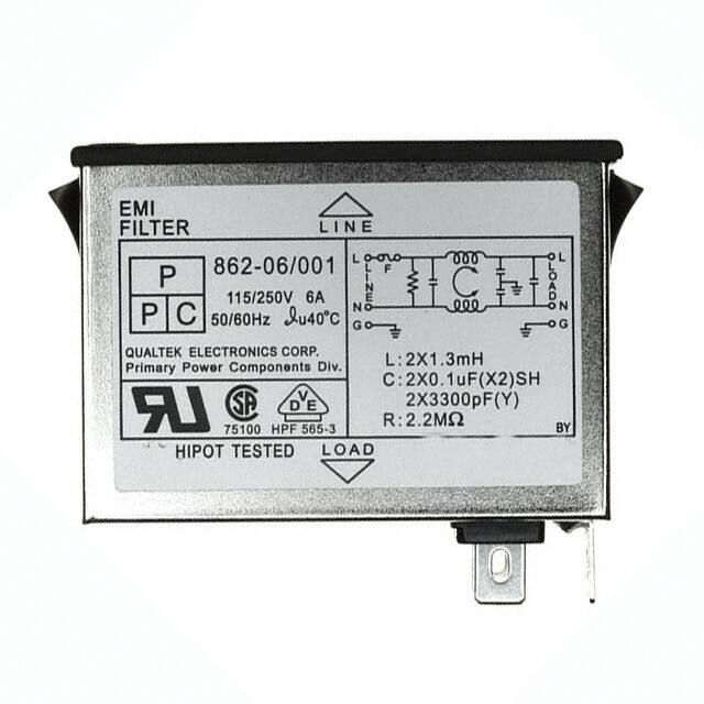 862-06/001 Qualtek  Moduli di ingresso alimentazione (PEM)